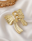 Fashion Golden Bow Spring Pearl Catch Clip