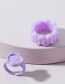 Fashion Purple Resin Metal Ring Set