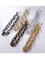 Fashion Silver Color And Black Multilayer Necklace Frosted Acrylic Chain Twist Necklace
