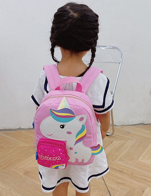 Fashion Blue Children's Cartoon Animal Backpack