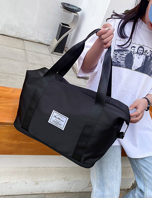 Fashion Black Large-capacity One-shoulder Handbag