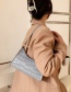Fashion Blue Stone Pattern Shoulder Bag