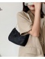 Fashion Beige Pearl Chain Embossed Shoulder Bag