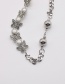 Fashion Silver Color Pearl Butterfly Necklace
