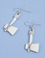 Fashion Silver Color Axe Alloy Earrings