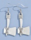 Fashion Silver Color Axe Alloy Earrings