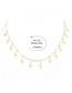 Fashion Gold Color Alloy Lightning Necklace