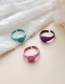 Fashion Pink Alloy Smiley Ring