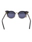 Fashion Black Pearl Round Frame Sunglasses With Fancy Diamond Eyes