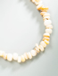 Fashion Off-white Irregular Shell Gravel Beaded Necklace
