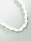 Fashion White Small Conch Shell Beaded Ot Necklace