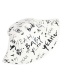 Fashion Silver Single-sided Sun Hat With Letter Graffiti Print