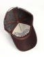 Fashion Navy Blue Wine Red Patch Embroidered Letter Sunhat