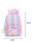 Fashion Pink Unicorn Love Large Capacity Children Backpack