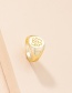Fashion Golden Flower Ring