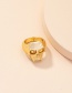 Fashion Golden Skull Ring