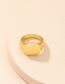 Fashion Round Shape Geometric Love Ring
