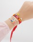 Fashion 1# Rice Bead Woven Unicorn Daisy Beaded Small Bracelet