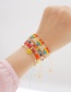 Fashion Suit Rice Bead Woven Rainbow Love Daisy Beaded Small Bracelet Set