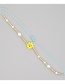Fashion 4# Rice Bead Woven Rainbow Love Daisy Beaded Small Bracelet