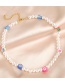 Fashion Love Colorful Clay Pearl Beaded Necklace