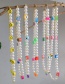 Fashion Love Colorful Clay Pearl Beaded Necklace