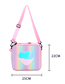 Fashion Pink Laser Rainbow Insulated Lunch Bag