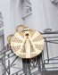 Fashion Gilded Round Virgin Inlaid Zirconium Religious Necklace