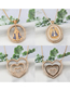 Fashion 8-heart-shaped White Zirconium Heart-shaped Inlaid Zirconium Virgin Necklace