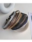 Fashion Coffee Color Woven Thin-edged Hollow Headband