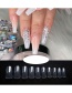 Fashion 500 Pieces Of Transparent Color 500 Bags Of Full-adhesive Curved Nail Nails