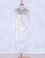 Fashion Zhang Cyan Lace Embroidered Sunscreen Clothing