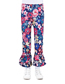 Fashion Flowers Children's Printed Flared Pants