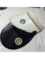 Fashion Black-low Price Pure Color Sunshade Empty Top Hat