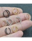 Fashion 8mm Color Stainless Steel Moon Ear Bone Ring (single)
