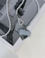 Fashion Love Pearl Diagonal Connection Openable Love Pearl Chain Body Chain