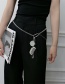 Fashion Love Comb Body Chain Comb Mirror Drop-shaped Crystal Body Chain
