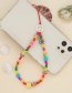 Fashion Qt-k210104a Acrylic Color Beads Beaded Soft Ceramic Fruit Phone Lanyard
