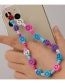 Fashion Color Suebito Smiley Rice Beads Beaded Mobile Phone Strap