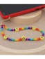 Fashion Qt-k210022a Cartoon Soft Pottery Love Beaded Smiley Mobile Phone Lanyard