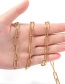 Fashion 1meter Gold Stainless Steel Gold Chain Bulk Chain Jewelry