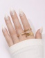 Fashion Style Four A19-2-3-6 Irregularly Knotted Chain Chain Ring