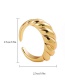 Fashion Golden A19-4-1-4 Hot Thread Twist Ring
