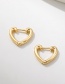 Fashion Golden Star A19-4-2-2 Geometric Star Love Chain Earrings