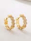 Fashion 21687-6 Heart-shaped A19-4-2-5 Alloy Geometric Diamond Cross Butterfly Earrings