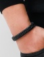 Fashion B020835 Magnetic Buckle Braided Bracelet