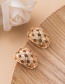 Fashion E022983 Geometric Hollow Oval Cross Earrings