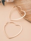 Fashion E022974 Love Hollow Earrings