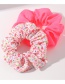 Fashion Zmh1056taozhuang Two-piece Printed Pleated Hair Tie