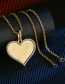 Fashion 1.0*70nk Chain Steel Color Zircon And Diamond Heart-shaped Twist Chain Necklace